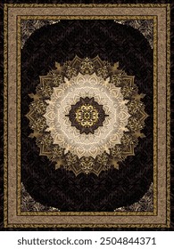 A wonderful carpet and beautiful colors for use as Arabic style carpets