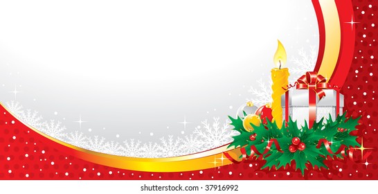 Wonderful Christmas illustration, beautiful piece for your design