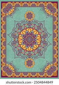 a wonderful classic carpet design for home decoration