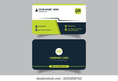 Wonderful Corporate Business Card Design Template 