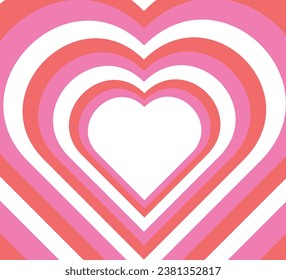 Wonderful cute backgrounds. Love concept. Happy Valentine's Day card. Cool pattern and texture in a trendy retro y2k	