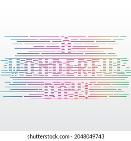 Wonderful Day colors line Texture