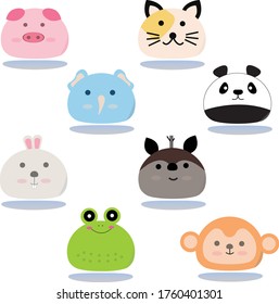 wonderful Design set cute animal 