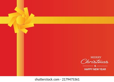 Wonderful gift card : Merry Christmas and Happy New Year theme 