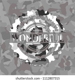  Wonderful grey camo emblem