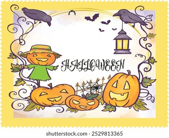 wonderful Halloween background, happy halloween 
