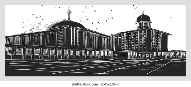 Wonderful Indonesia Istiqlal Mosque Building jakarta