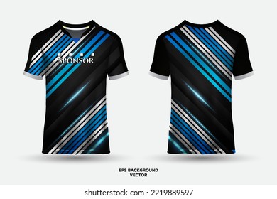 Wonderful jersey design suitable for sports, racing, soccer, gaming and esports vector.