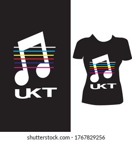 A wonderful music style t-shirt