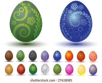 Wonderful ornamental eggs for Easter. To see similar please visit my gallery.
