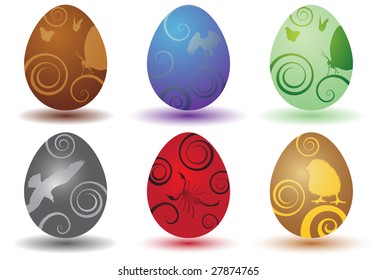 Wonderful ornamental eggs for Easter. To see similar please visit my gallery.