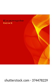 Wonderful red yellow abstract background