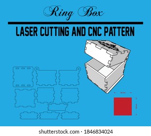the wonderful Ring box need to cut by a laser cutting machine. for all 3 mm material thickness.