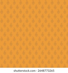 Maravilhoso padrão sem emenda bonito tecido padrão e textura na cor laranja.