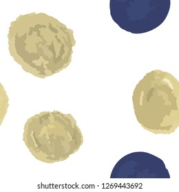 Wonderful Seamless Pattern in Polka-Dot. This pattern can be used for for your design, textile,  pattern fills, posters, cards, web page background etc. Pattern under the mask. Vector.