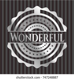 Wonderful silver emblem