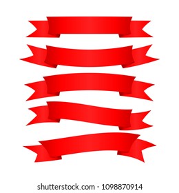 A wonderful simple design of the red ribbons