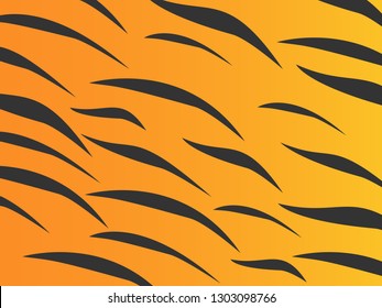 Wonderful simple design of the tiger skin