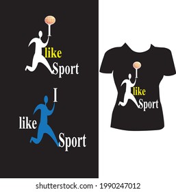 A wonderful sports design t-shirt