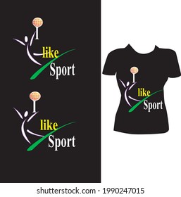 A wonderful sports design t-shirt