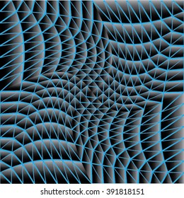 Wonderful swirling backdrop, spiral abstract background design, twist style.