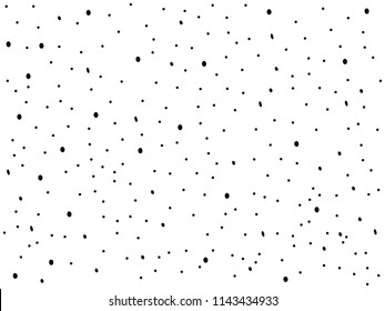Wonderful texture of abstract white background with many black spots