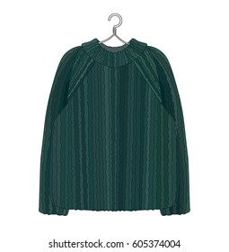 wonderful warm green sweater will be nice and beautiful in your closet