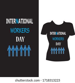 A wonderful workers day t-shirt design