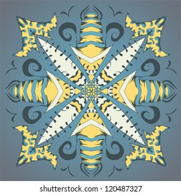 wonderfull magic floral pattern. Vector design element