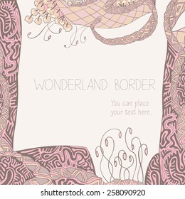 Wonderland Border in light colors