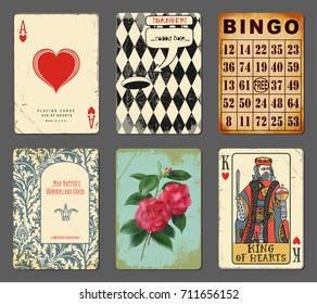 Wonderland Cards - Set of whimsical playing cards, inspired by Alice in Wonderland