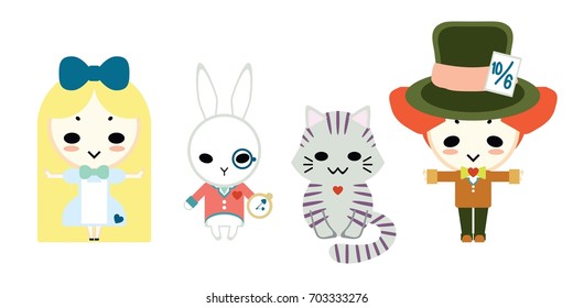 Wonderland Characters design