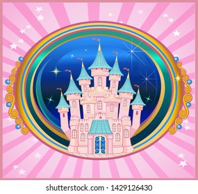 Wonderland fairytale medieval castle fortress