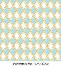 wonderland seamless pattern, chess checkered background. Texture for fabric, wrapping, wallpaper. Decorative print. Vector illustration .