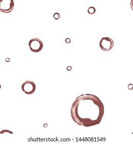 Wondrous Seamless pattern a Circle Desaturated dark red and grayish red color. Perfect for your design, textile, pattern fills, box, posters, cards, web page etc. Pattern under the mask. Vector.