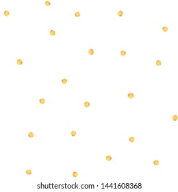 Wondrous Seamless Pattern Polka gently yellow color with a purple hue. Perfect for your design, textile, pattern fills, box, posters, cards, web page background etc. Pattern under the mask. Vector.