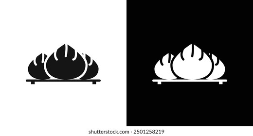 wonton icon Symbol mark in filled style