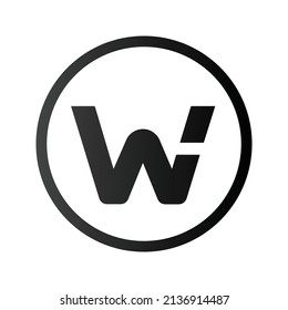 WOO Network Cryptocurrency token icon. WOO token symbol. Cryptocurrency vector icon. Flat Vector illustration - Vector