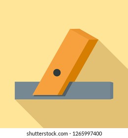 Wood angle tool icon. Flat illustration of wood angle tool vector icon for web design
