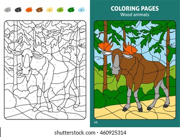 10 Unique Wood Animal Coloring Pages to Print for Creative Coloring Adventures