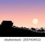 Wood arc hill come mount land scenic view dusk even sun rain text space Dark black man family person holy hope door go save wild bird dog farm sheep cat pet pair morn scene picture retro art sign icon