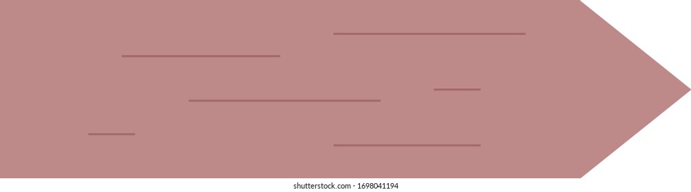 Holzpfeil rechts Vektorillustration Illustrationssymbol