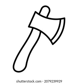 Wood Axe Icon Vector Image Can Stock Vector (Royalty Free) 2079239929 ...