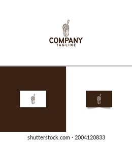 Wood Axe Logo Design Template Vector
