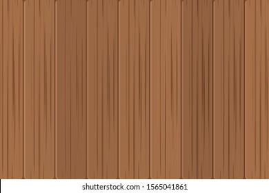 wood background, brown wood texture vector illustration