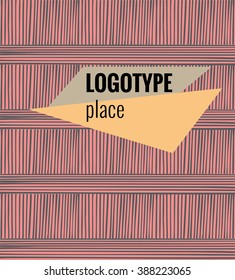 wood background with Logo
