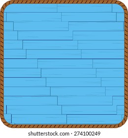 wood  background with rope