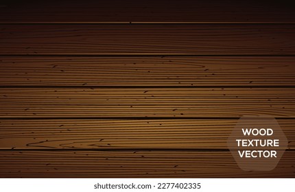 Vector de los pasos de diseño de textura de fondo de madera.