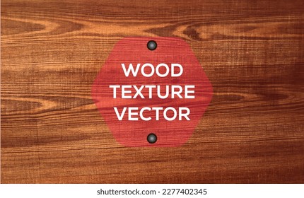 Vector de los pasos de diseño de textura de fondo de madera.