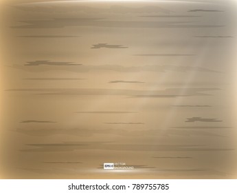 Wood background. Wood texture. Vector wooden table